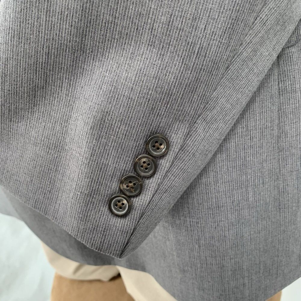Lauren Ralph Lauren Gray Single Breasted‎ Single Vent Men's Jacket Size 48R - Picture 7 of 7